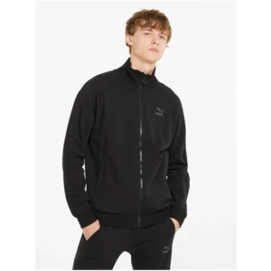 Black Men's Zipper Sweatshirt Puma Track - Men's