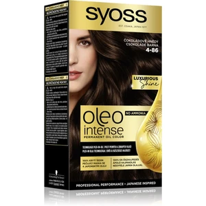 Syoss Oleo Intense permanentná farba na vlasy s olejom odtieň 4-86 Chocolate Brown