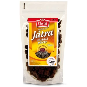 Chytil chytací pelety s dírkou 250 g - příchuť játra - průměr 14 mm