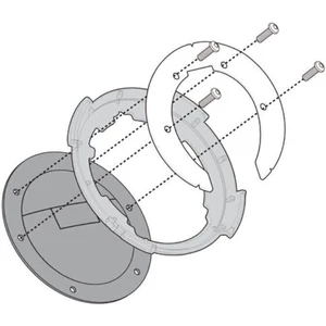 Givi BF36 Specific Flange for Fitting Tanklock, TanklockED Bags