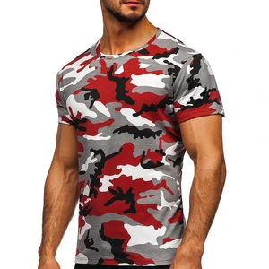 Tricou gri-bordo army Bolf S807