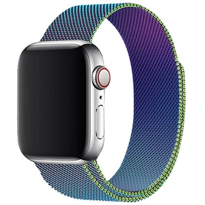 4wrist Ocelový milánský tah pro Apple Watch - Vícebarevný 42/44 mm