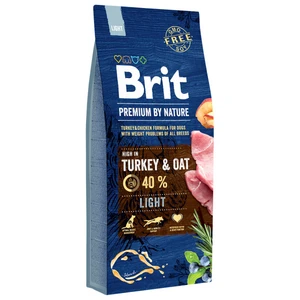 BRIT dog Premium by Nature LIGHT - 3kg