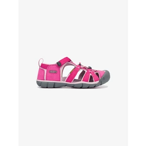 KEEN SEACAMP II CNX JR. Dětské sandály 10012375KEN01 very berry/dawn pink 35