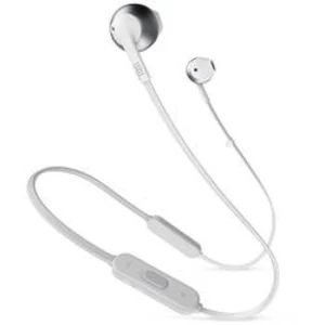 Bluetooth® špuntová sluchátka JBL Tune 205 BT JBLT205BTSIL, stříbrná