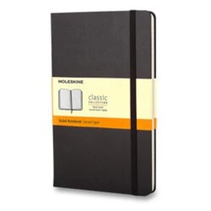 MOLESKINE Zápisník tvrdý linkovaný černý L (240 stran)