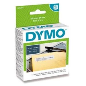 DYMO etikety v roli  11352 S0722520 54 x 25 mm papier  biela 500 ks permanentné univerzálne etikety