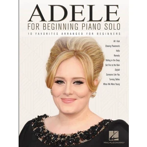 Adele For Beginning Piano Solo Music Book