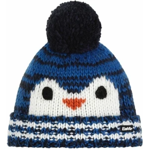 Eisbär Rico Pompon Kids Beanie Blue/White/Red/Grey UNI Lyžiarska čiapka