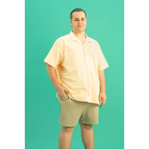 DEFACTO Plussize Fit Short Sleeve Shirt