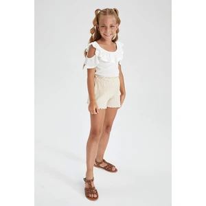 DEFACTO Girl Flexible Waist Wide Leg Shorts