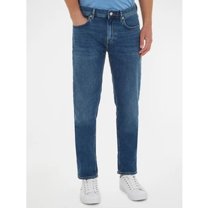 Dark blue men straight fit jeans Tommy Hilfiger Denton - Men