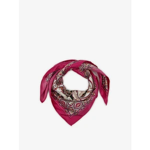 Orsay Dark Pink Women Patterned Satin Scarf - Women