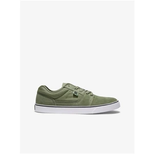 Green Mens Suede Sneakers DC Tonik - Men