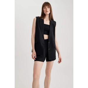 DEFACTO Regular Fit Linen Blend Vest