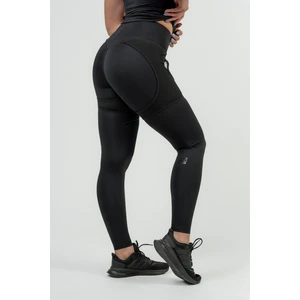 Nebbia High Waist Leggings INTENSE Mesh Black L Fitness nohavice