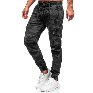 Pantaloni joggers cargo gri Bolf CT6707S0