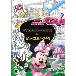 Vymaľovanky so samolepkami Minnie [Papírenské zboží]