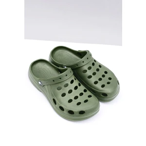 Men's Slides Sandals Crocs Green