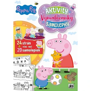 24 strán + viac než 20 samolepiek! Peppa Pig