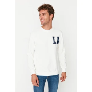 Trendyol Sweatshirt - Ecru - Regular fit