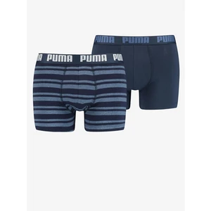 Set of two men's boxers in dark blue Puma - Men