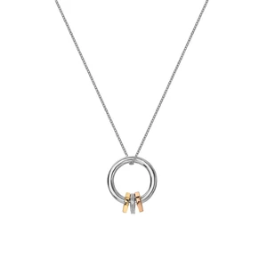 Hot Diamonds Strieborný tricolor náhrdelník Trio DP883 (retiazka, prívesok)