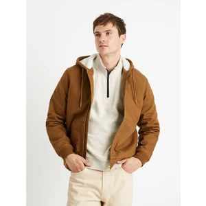 Celio Bunda na zip Cuhoodie - Pánské