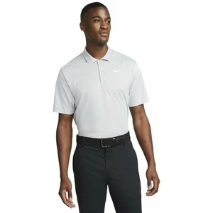 Nike Dri-Fit Victory Mens Golf Polo Light Grey/White XL