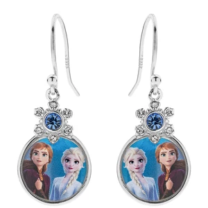 Disney Půvabné visací náušnice Anna a Elsa Frozen ES00018SRML.CS