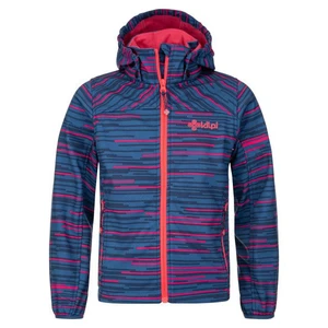 Girls' softshell jacket KILPI RAVIA-JG dark blue