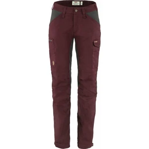 Fjällräven Nadrág Kaipak Trousers Curved W Dark Garnet/Dark Grey 42