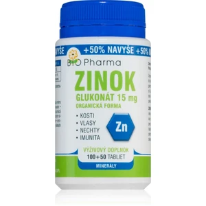 Bio Pharma Zinek 15 mg 150 tablet