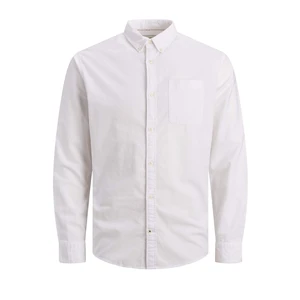 Jack&Jones Pánska košeľa JJEOXFORD Slim Fit 12182486 White M