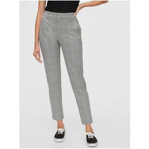 Šedé dámské kalhoty slim ankle pants