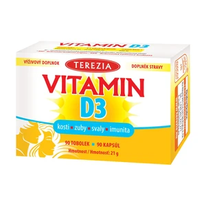 Terezia Company TEREZIA Vitamin D3 1000 IU 90 tobolek