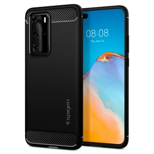 Tok Spigen Rugged Armor Case  Huawei  P40 Pro, fekete