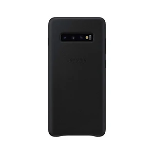 Tok Samsung Leather Cover EF-VG975LBE Samsung Galaxy S10 Plus - G975F, Black