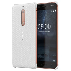 Eredeti tok Nokia Carbon Fibre CC-803 for Nokia 5, Pearl White