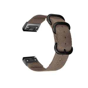 Nejlon karpánt Tactical QuickFit  Garmin Fenix 5 és 6, khaki