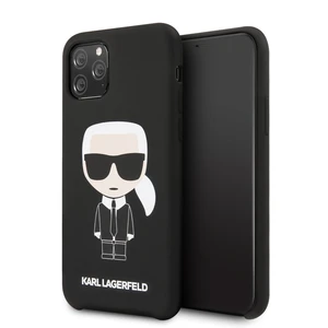 Tok Karl Lagerfeld Ikonik Silicon Case for Apple iPhone 11, Black