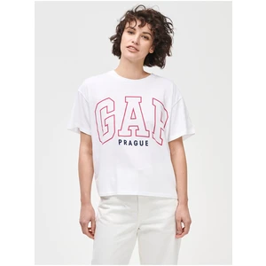 GAP Tričko Logo Prague easy short sleeve tee