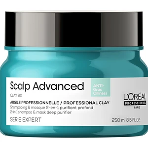 L’Oréal Professionnel Serie Expert Scalp Advanced šampón a maska 2 v 1 pre mastné vlasy a vlasovú pokožku 250 ml