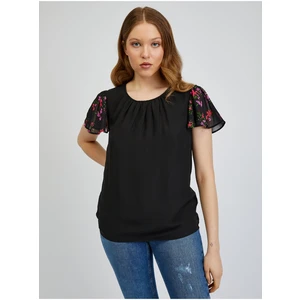 Orsay Black Womens Patterned T-Shirt - Women