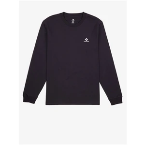 Black Mens Long Sleeve T-Shirt Converse - Men