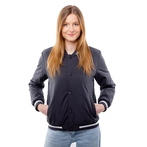 Women's Quilted Bomber Jacket GLANO - dark gray