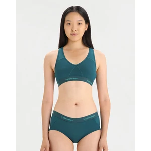 Icebreaker W Sprite Racerback Bra Green Glory L