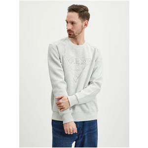 Light Grey Mens Sweatshirt Guess Vil - Men