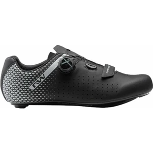 Northwave Core Plus 2 Wide Shoes Black/Silver 42,5 Zapatillas de ciclismo para hombre