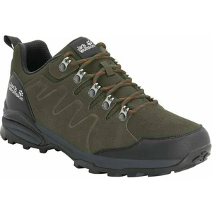 Jack Wolfskin Scarpe outdoor da uomo Refugio Texapore Low M Khaki/Phantom 40